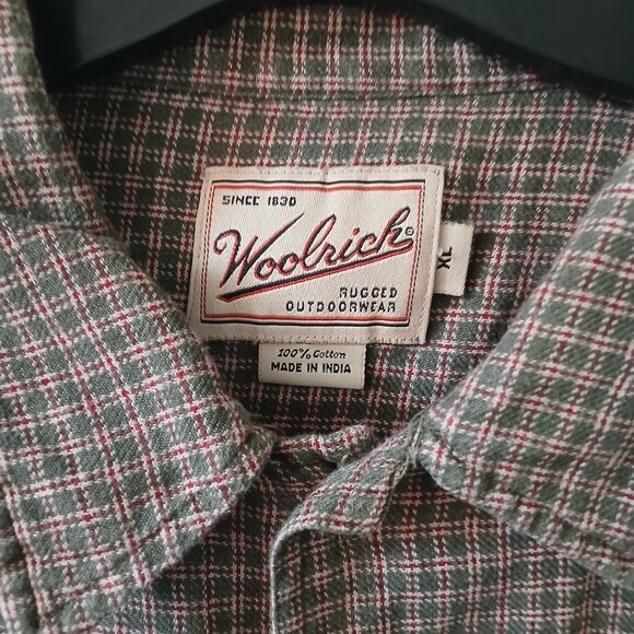 Woolrich‎ Men's Short Sleeve Button Down Size XL 100%Cotton - Picture 4 of 13